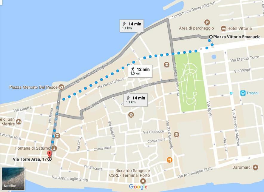 Torrearsa 17 Bed & Breakfast Trapani Ngoại thất bức ảnh